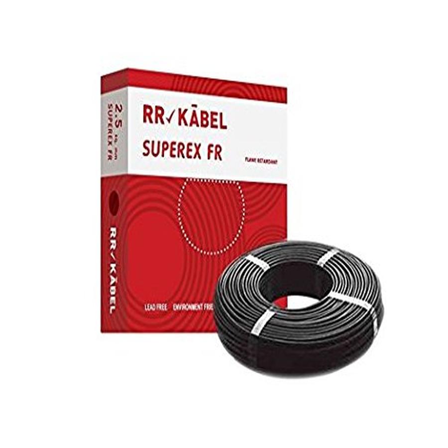 RR Superex FR 0.75 Sqmm 90 Mtrs Black