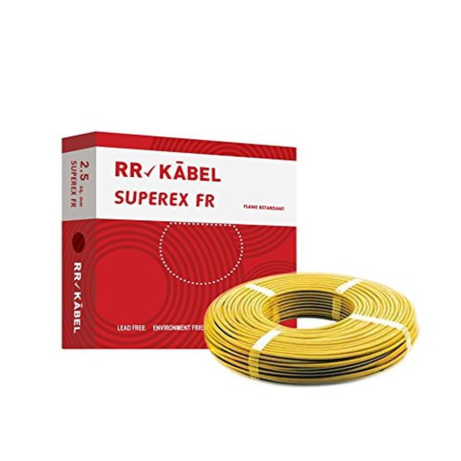 RR Superex FR 0.75 Sqmm 90 Mtrs Yellow