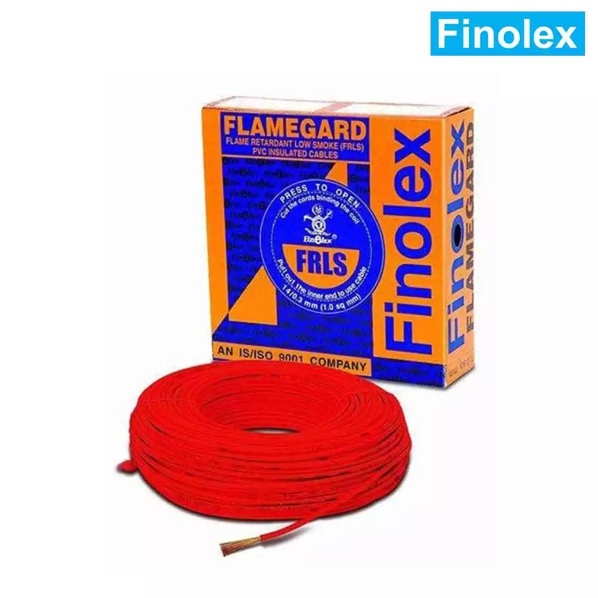 Finolex FR-LSH Wires 4 Sqmm Red 45 Mtrs