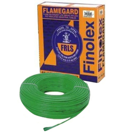 Finolex FR-LSH Wires 1 Sqmm Green 180 Mtrs