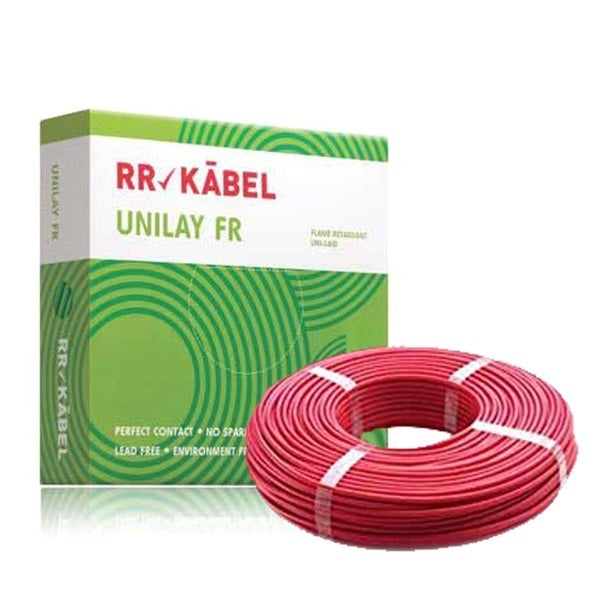 RR Unilay HR FR 1 Sqmm 90 Mtrs Red