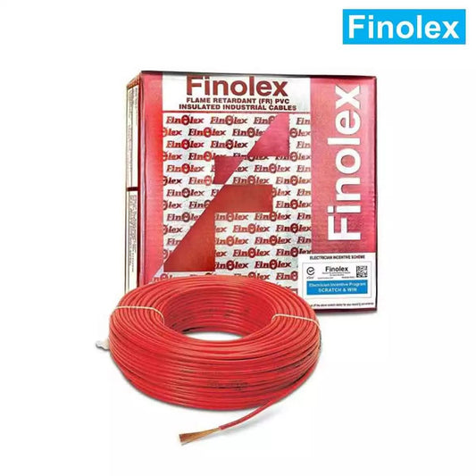 Finolex FR PVC Wires 1 Sqmm Red Gold Pack 90 Mtrs