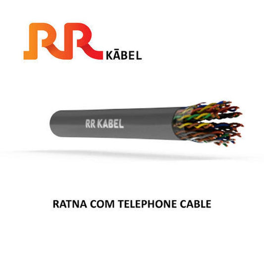 RR Kabel Ratna COM Telephone 0.5 mm dia 1 Pair 90 Mtrs Grey