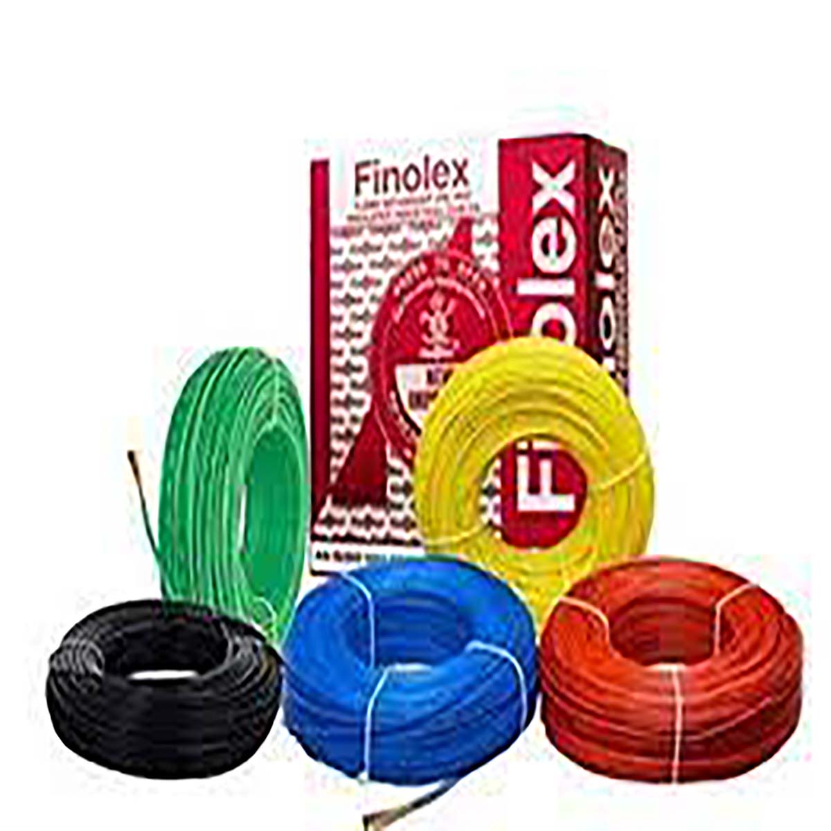 Finolex Flexible Cables Single Core White 1 Sqmm 100mtrs White