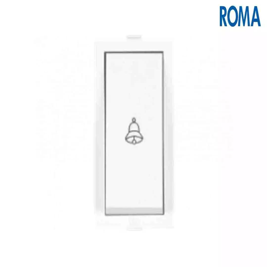 Anchor Panasonic Roma Classic 10A Bell Push Silver