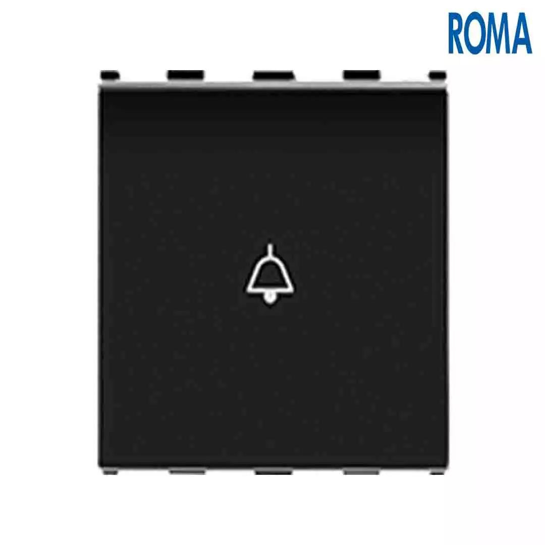 Anchor Panasonic Roma Classic 10A Bell Push 2M Black