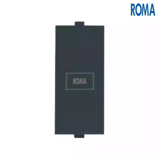 Anchor Panasonic Roma Classic Blank Plate Single Black