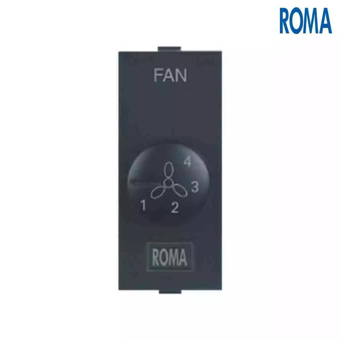 Anchor Panasonic Roma Classic Fan Step Regulator Tiny EME 100W Black