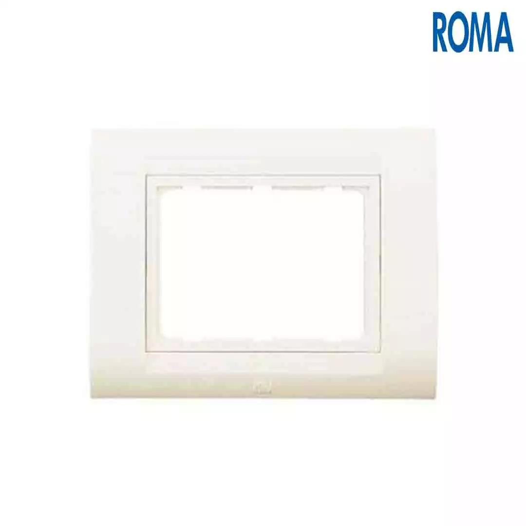 Anchor Panasonic Roma Classic Tressa Solid Plates White 1 Module