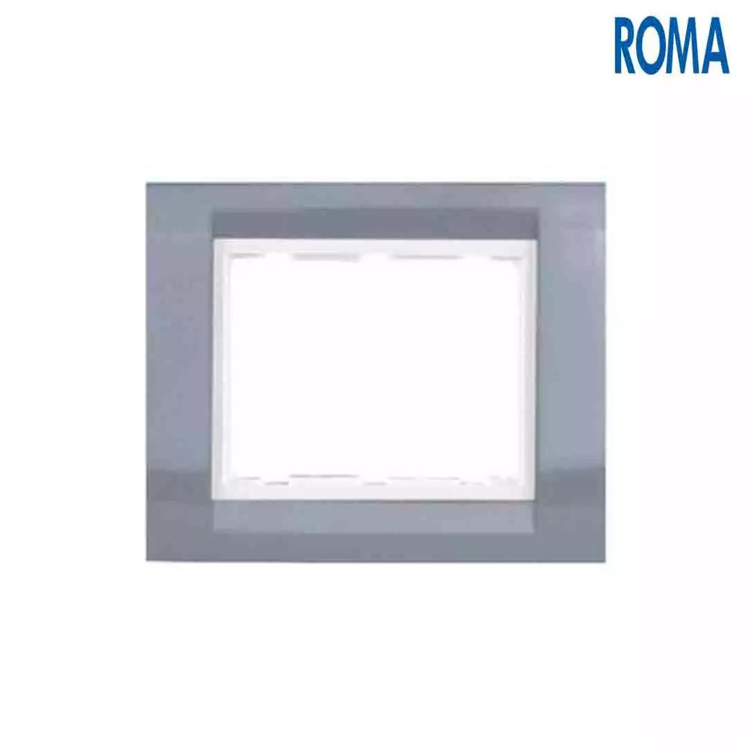 Anchor Panasonic Roma Classic Tressa Glossy plates Azul grey 8 Module horizontal