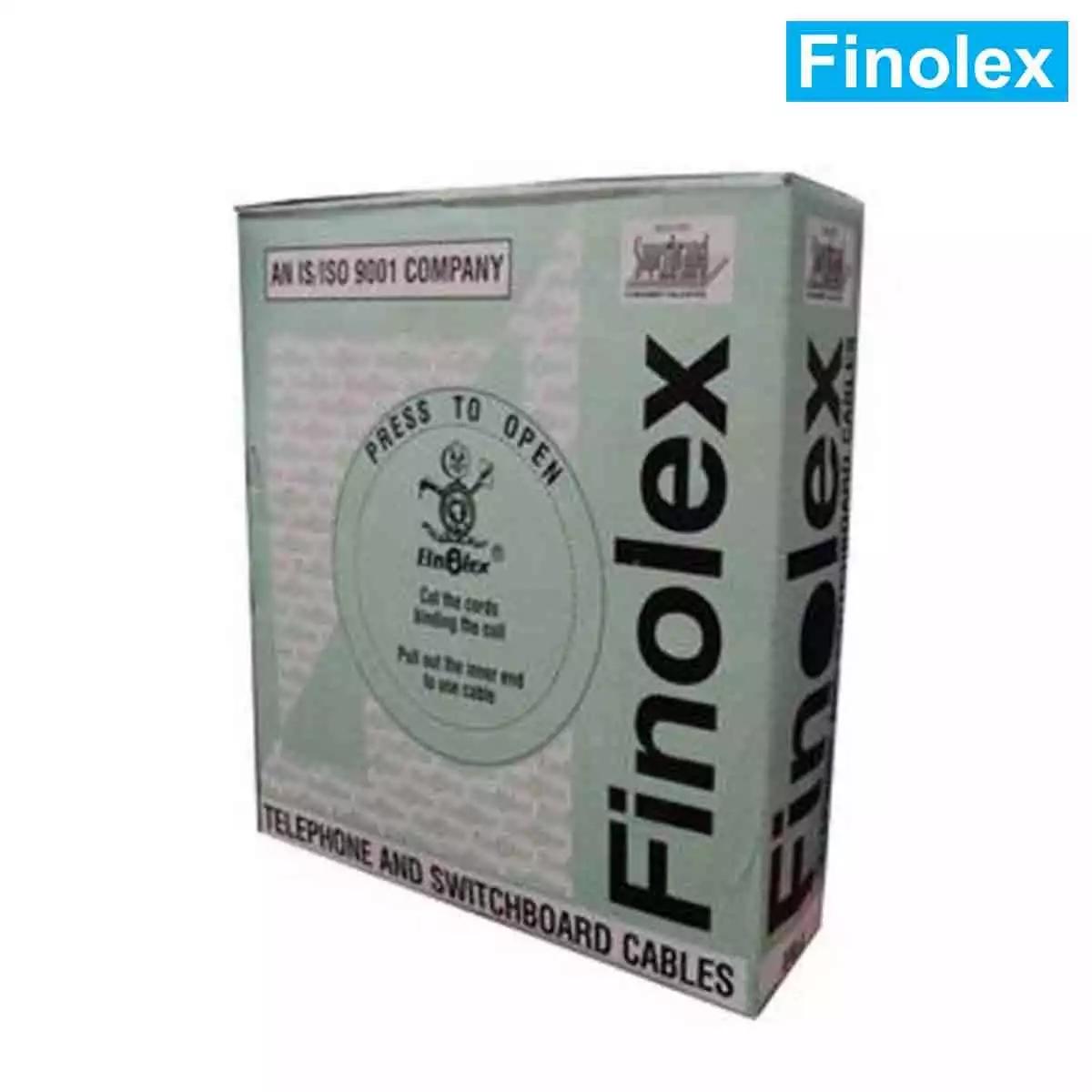 Finolex Telephone Wires 0.4 mm dia 3 pair Grey 90 Mtrs