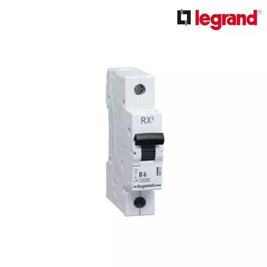 Legrand RX3 6 A MCB Single Pole B curve White