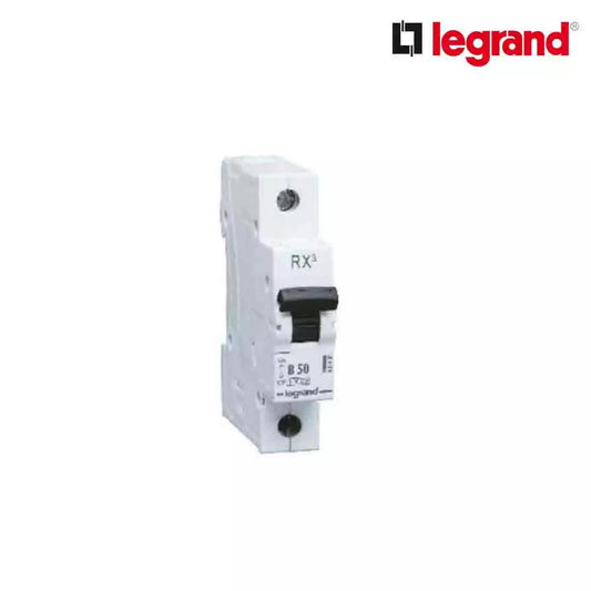 Legrand RX3 50 A MCB Single Pole B curve White