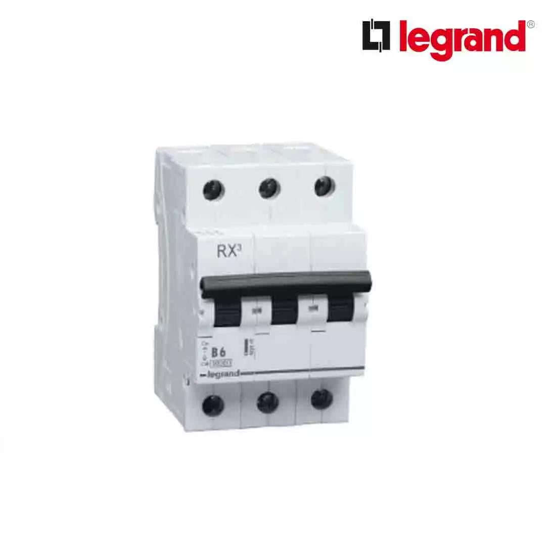 Legrand RX3 16 A MCB Four Pole B curve White