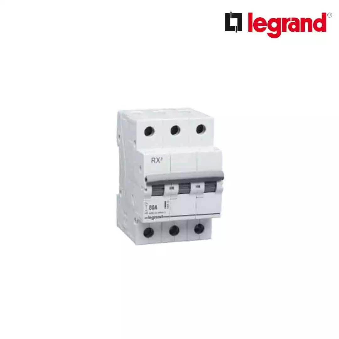 Legrand DX3 63 A MCB Isolator TP Isolators White