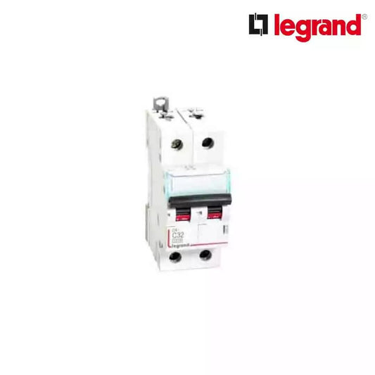 Legrand DX3 16 A MCB Double Pole C curve White