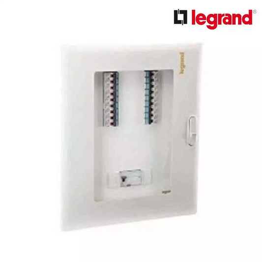 Legrand DX3 16 Ways 8 + 48 Module DB Ekinoxe TPN DB IP 43 Acrylic Door for DX3 Range White