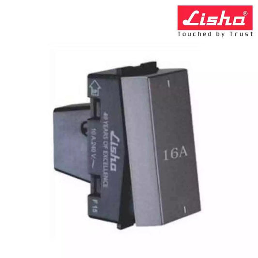 Lisha Special 7 20A 2 Way Switch 1 M Graphite Grey