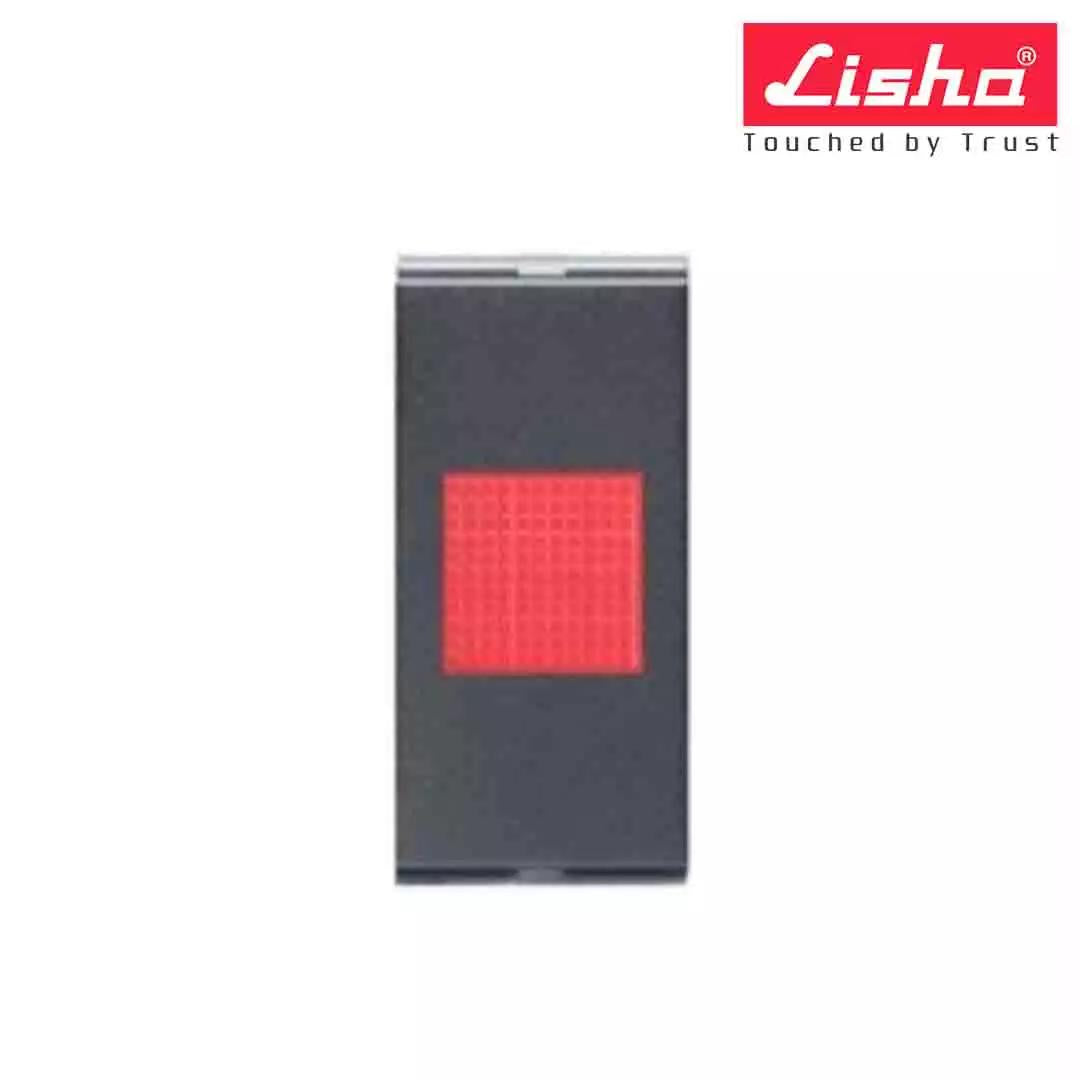 Lisha Special 7 Red Indicator with LED 1 M Graphite Grey