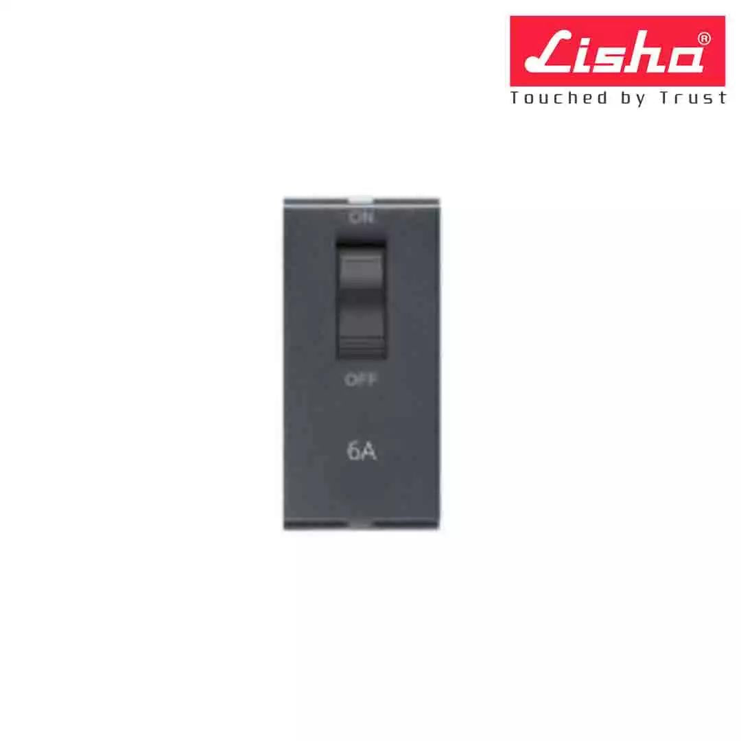 Lisha C 6A SP MCB 1 M Graphite Grey