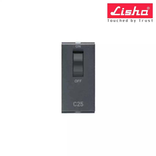 Lisha C 25 A SP MCB 1 M Graphite Grey