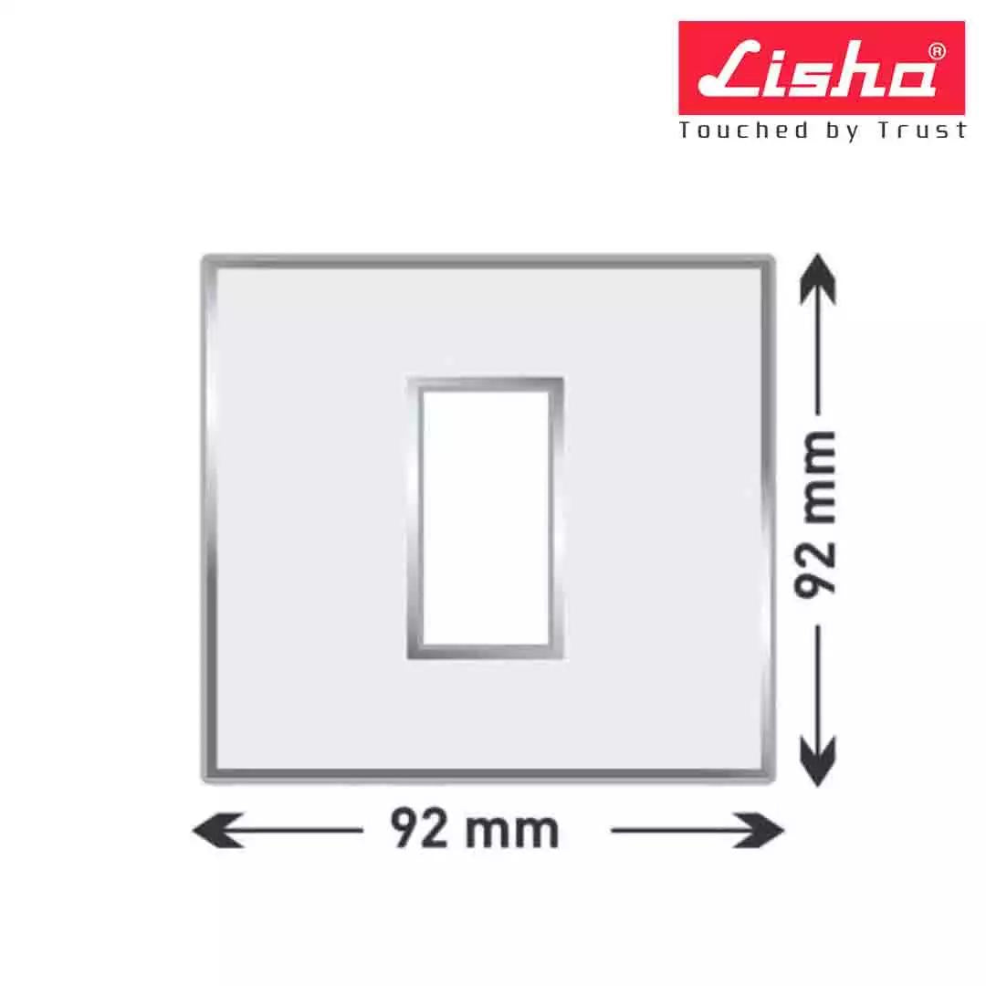 Lisha Turbo Cover Plates With Support Frames 1 M Black Oak