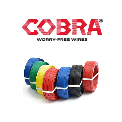 Cobra Copper Conductor Cable With FR PVC 1 Sqmm 90 Mtrs Black