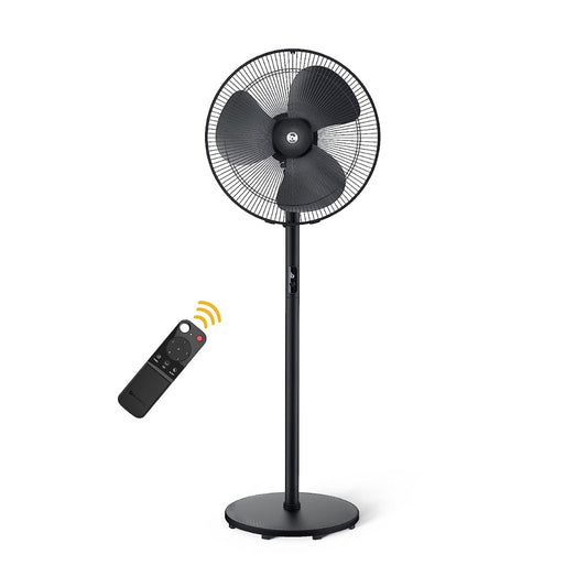 Atomberg Renesa Swing Pedestal Fan 400 mm Midnight Black