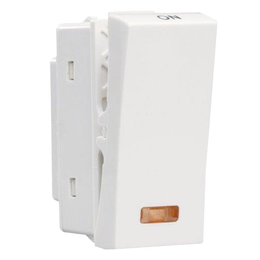 Havells Athena 16 A One-Way switch with Indicator Chalk White