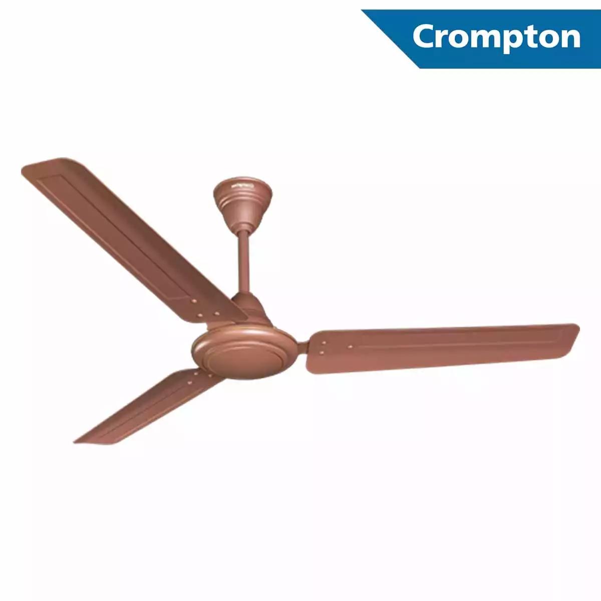 Crompton Decorative Ceiling Fans Versa Tawny Brown 1200 mm