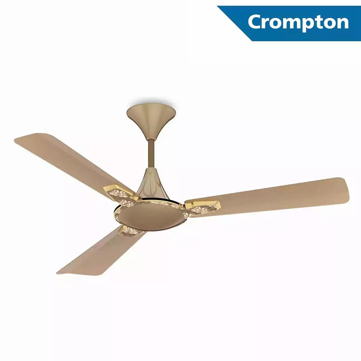 Crompton Premium Ceiling Fans Auro 2.0 Designer Antidust 2D Birken Gold 1200 mm