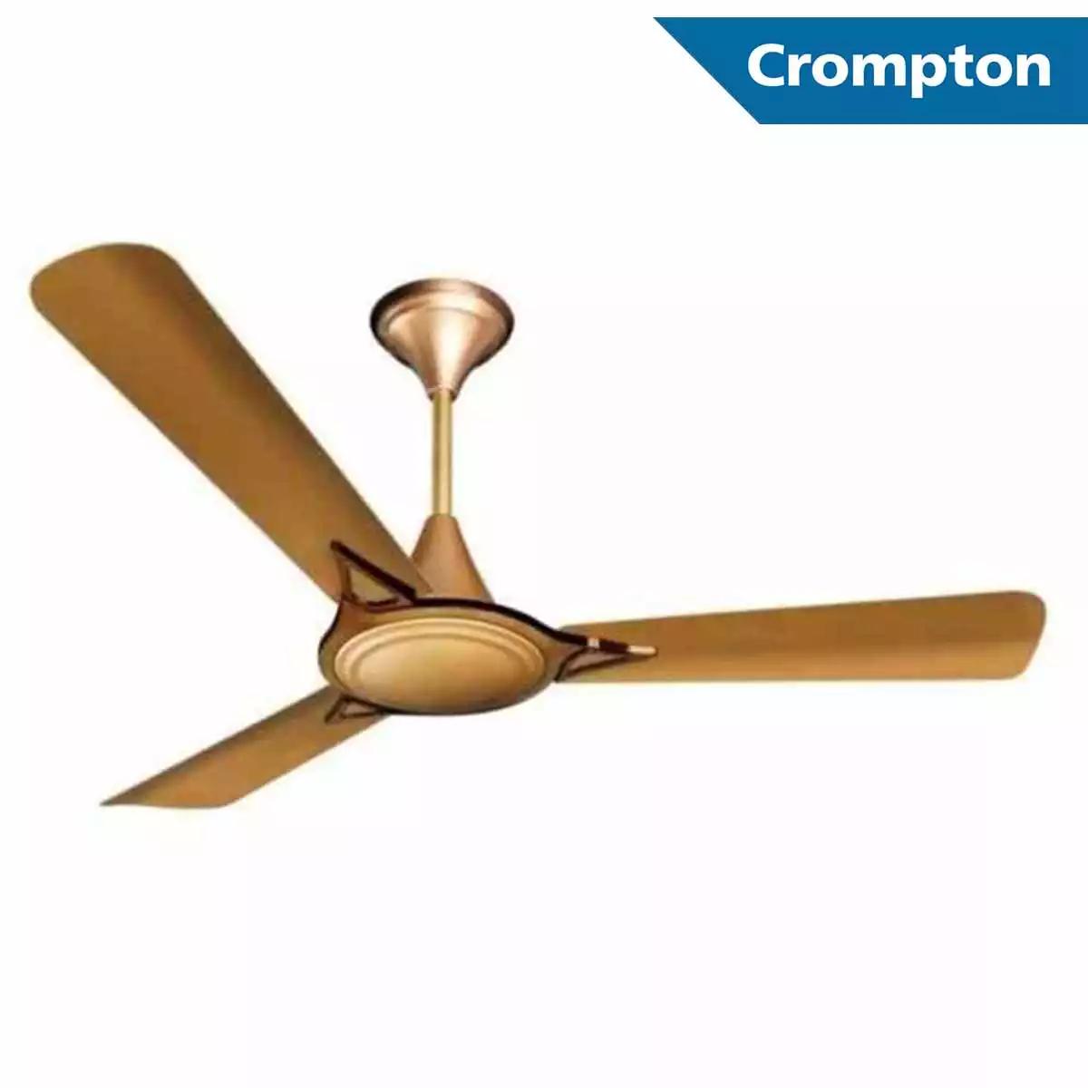 Crompton Premium Ceiling Fans Avancer Prime Antidust Cocoa Gold 900 mm