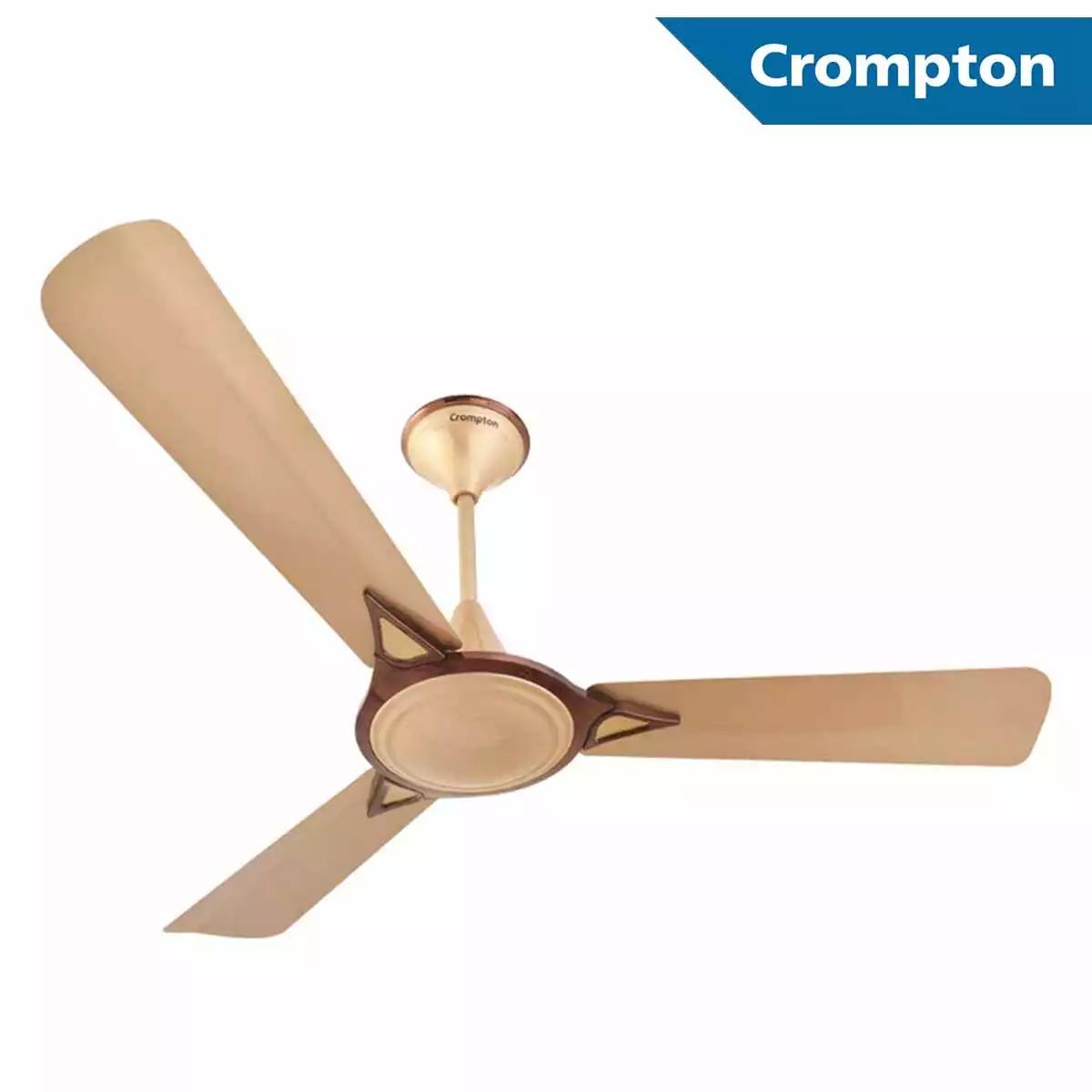 Crompton Premium Ceiling Fans Avancer Prime Antidust Bakers Brown 1200 mm