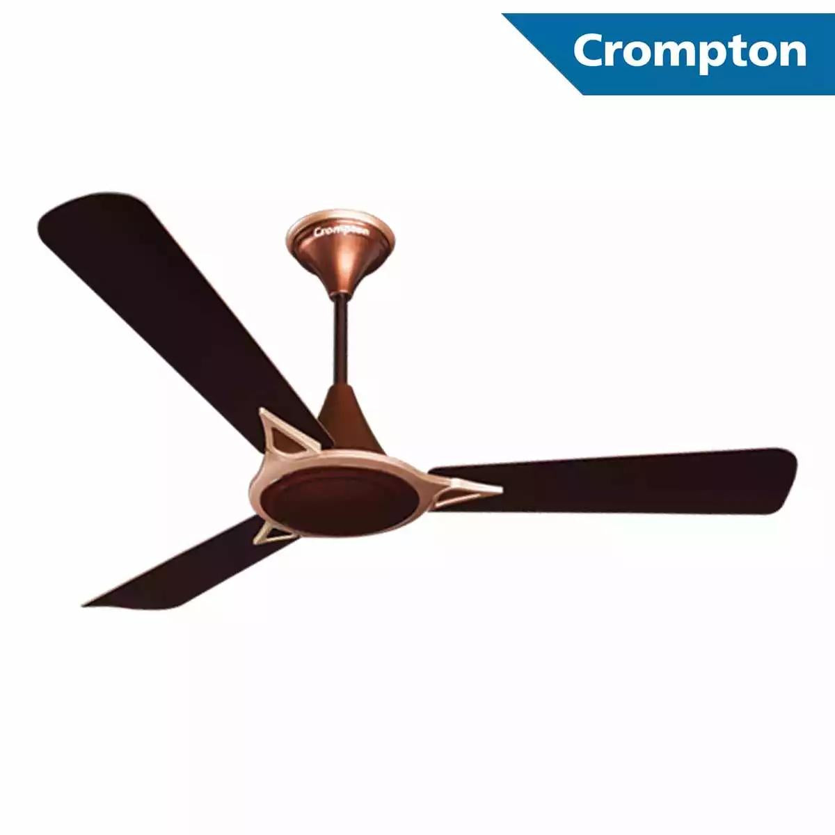 Crompton Premium Ceiling Fans Avancer Prime Antidust Coffee Brown 1200 mm