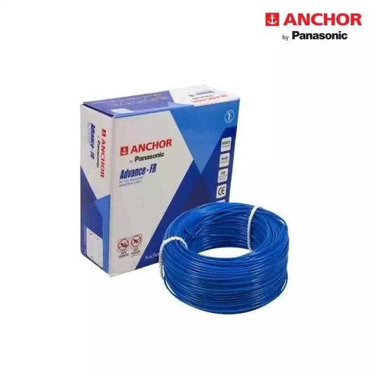 Anchor ADVANCE FR Wires 4 Sqmm Blue 90 Mtrs