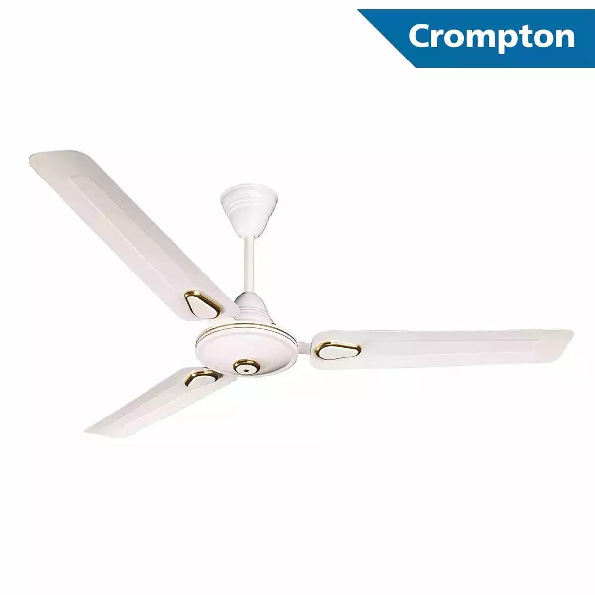 Crompton Economy Decorative Ceiling Fans Cool Breeze Deco Ivory 1200 mm