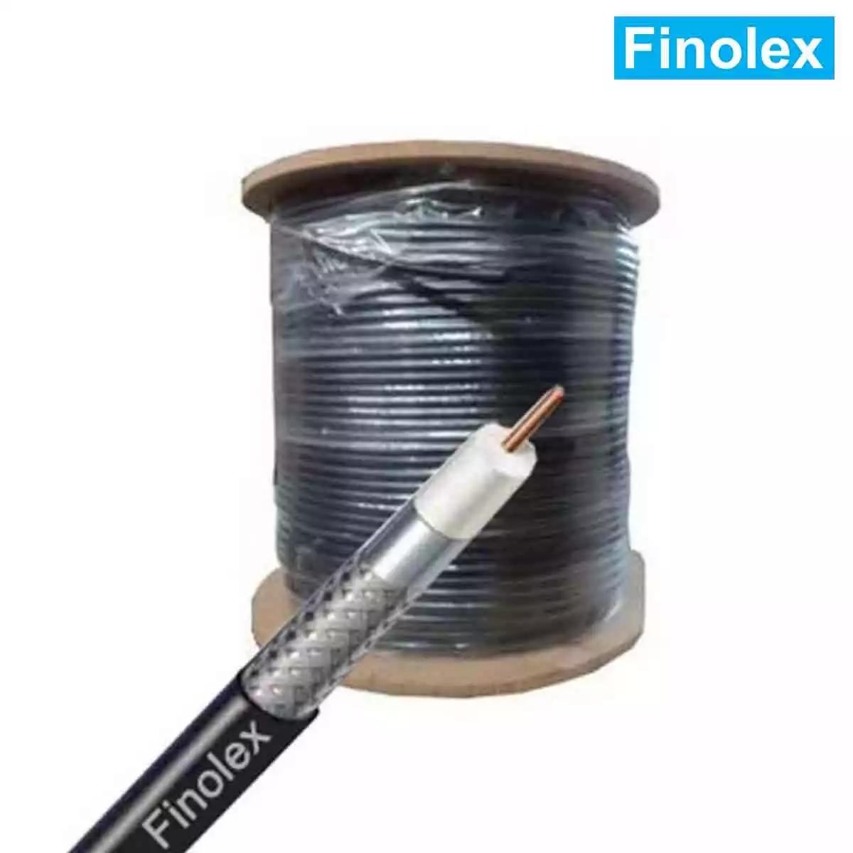 Finolex Co-Axial Cables RG 11 CCA Black 305 Mtrs