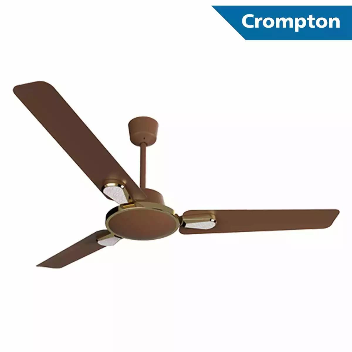 Crompton Super-Efficient BLDC Ceiling Fans Energion Stylus -5 Star BEE Toast Brown 1200 mm