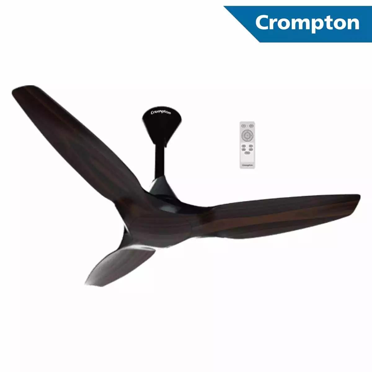 Crompton Super Premium Ceiling Fans Silentpro Enso wood Chestnut wood 1225 mm