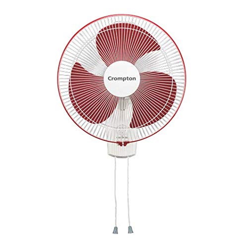 Crompton Wall Mounting Fan WM Hi Flo Neo Crimson Red 400 mm