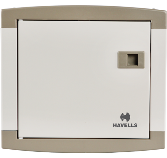 Havells TPN DD 4 Ways DB  Mineral Grey Mineral Grey