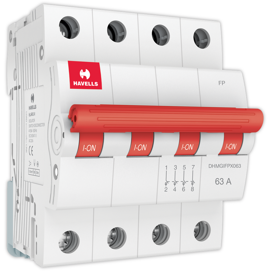 Havells 63 A FP MCB Isolator White