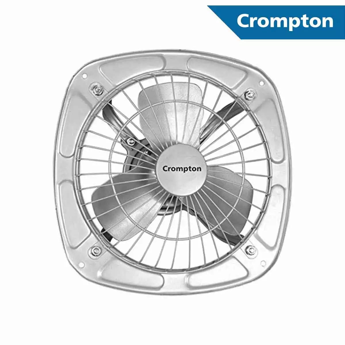 Crompton Domestic Exhaust Range Metal Exhaust Fans Drift Air 6" Silver 150 mm