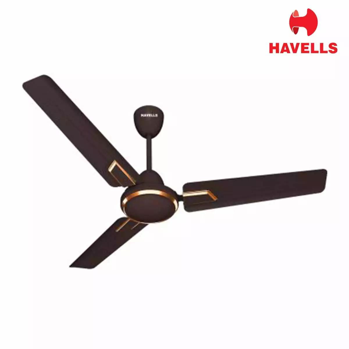 Havells Andria Decorative Ceiling Fan Espresso Brown 1200 mm