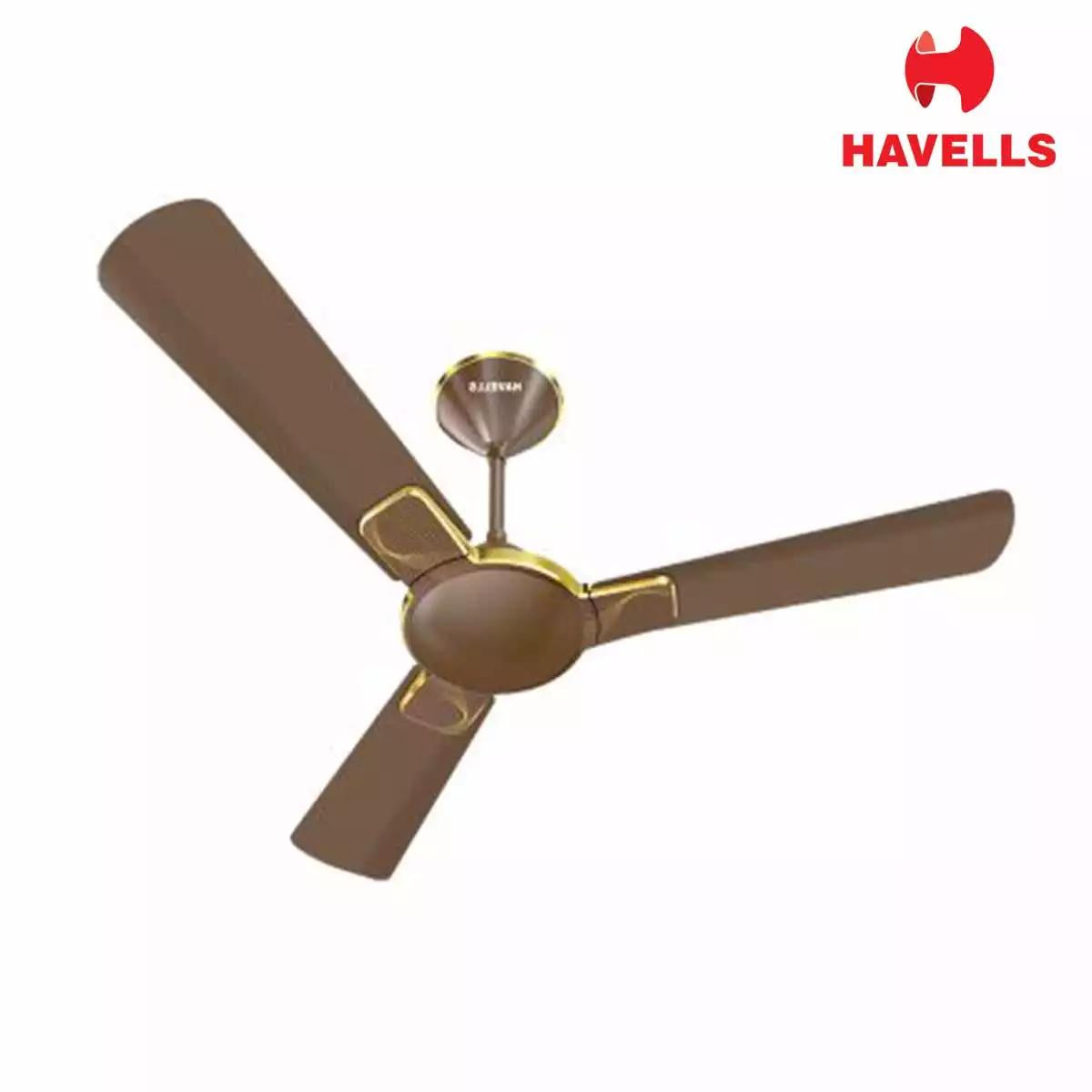 Havells Enticer Art Nature Series Decorative Fan Pearl Brown 1200 mm