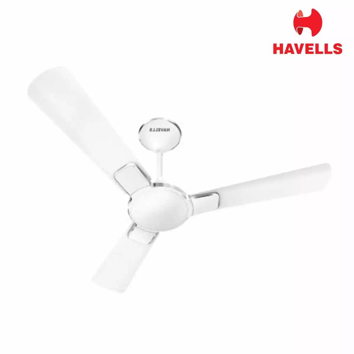 Havells Enticer - ES Decorative Fan Matt White Chrome 1200 mm