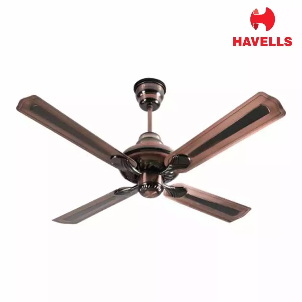 Havells Florence Special Finish Fans Black Antique Brass 1200 mm