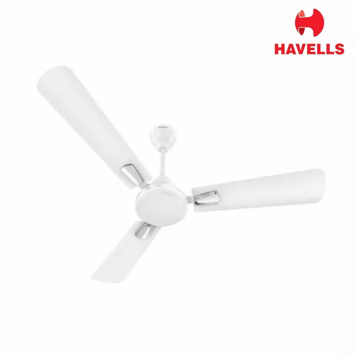 Havells Samraat Deco Decorative Fan Elegant White 1200 mm