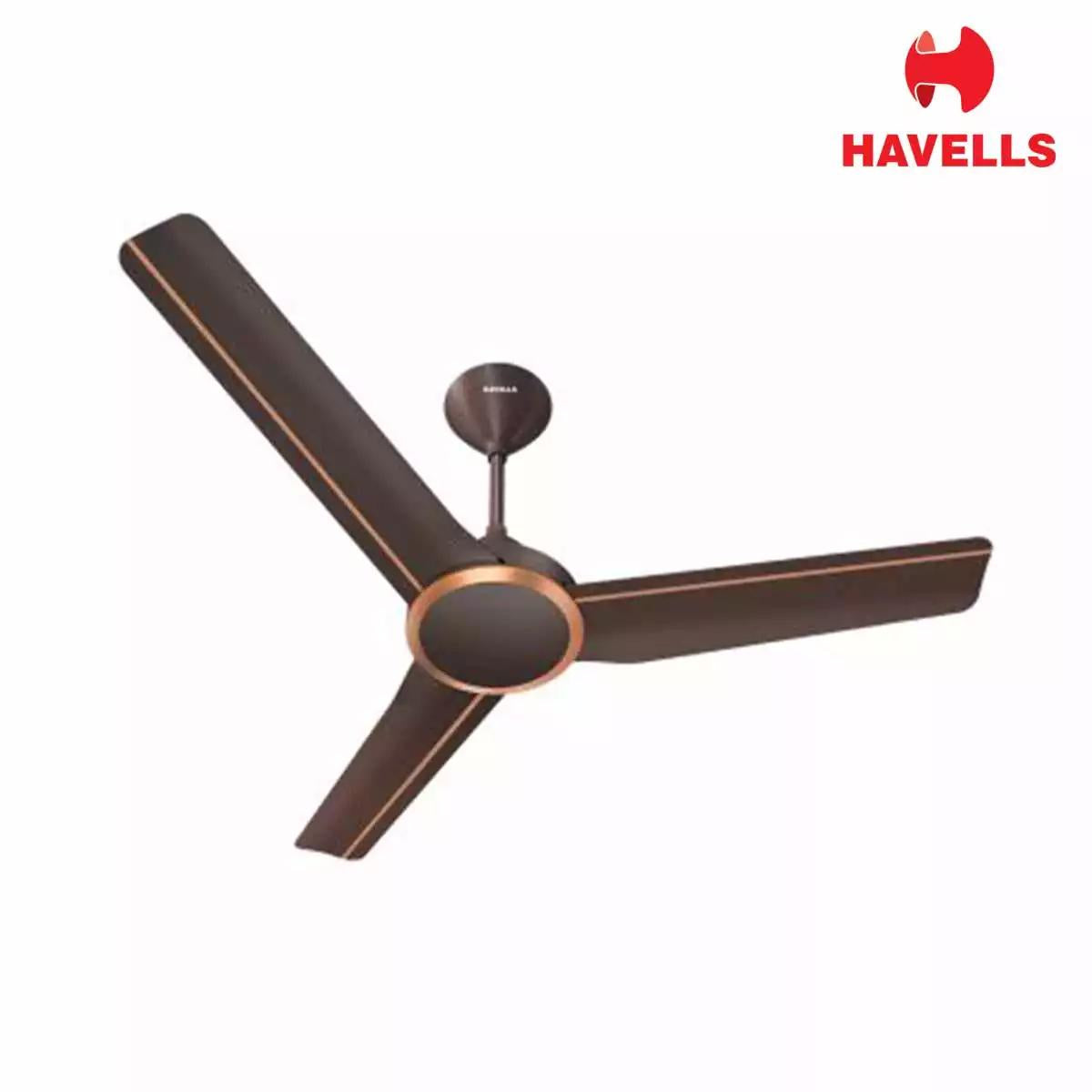 Havells Trinity -ES Decorative Fan Dusk - Lt Copper 1200 mm