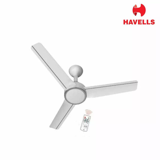 Havells Trinity with U/L- ES Premium Fans with Light Pearl White LT. Copper 1200 mm